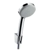 Ensemble support mural et douchette Vario avec flexible de douche 125 cm chromé Hansgrohe Croma 100