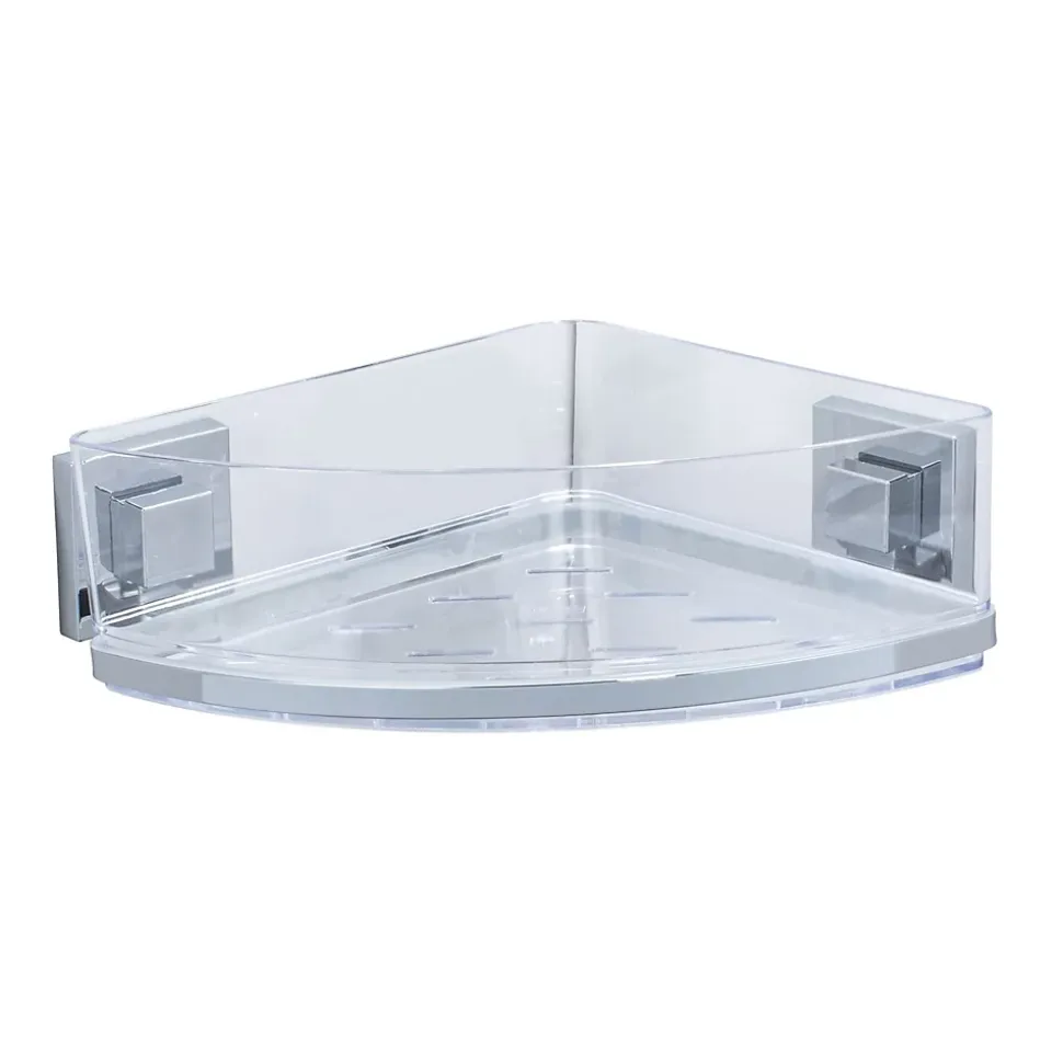 Etagère d'angle en acier inox Quadro