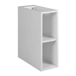 Etagère de salle de bain, Blanc Mat, 20 x 57 x 46 cm