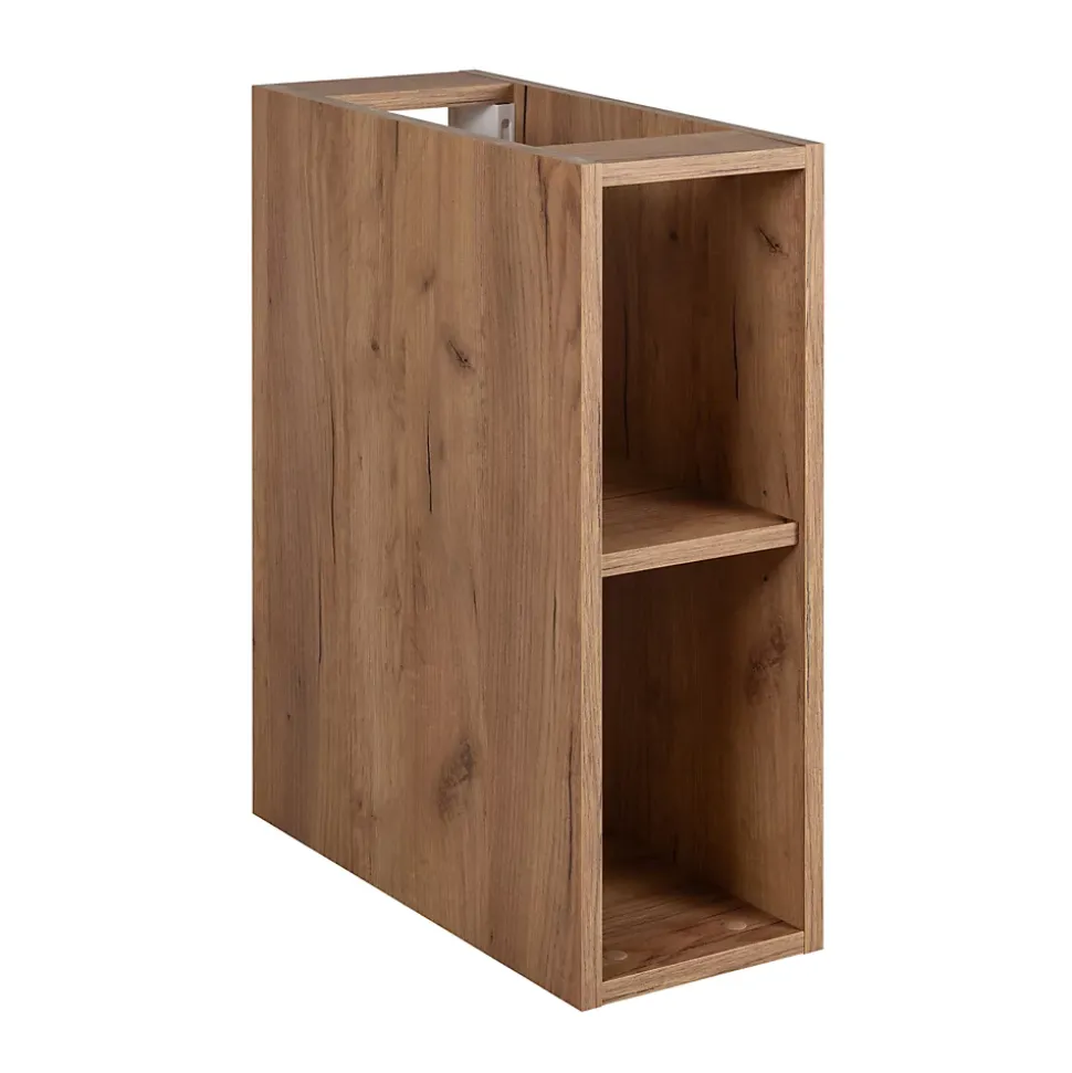 Etagère de salle de bain, Noir Mat, 20 x 57 x 46 cm