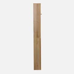 Etagère meuble WC décor bois et cannage Bohème 1 étagère 64 x 20 x 180 cm naturel