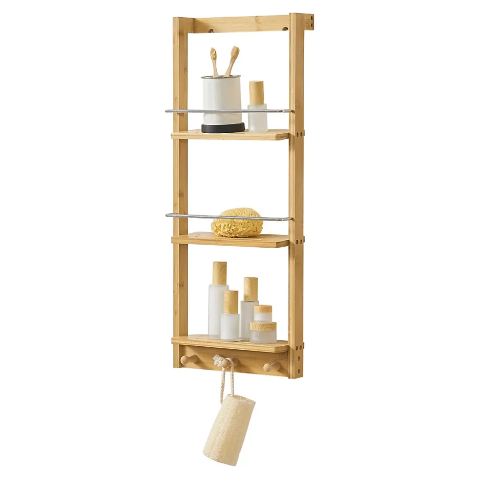 Etagère Murale de Salle de Bain Lidingö 29 x 10 x 70 cm en.casa
