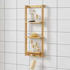 Etagère Murale de Salle de Bain Lidingö 29 x 10 x 70 cm en.casa