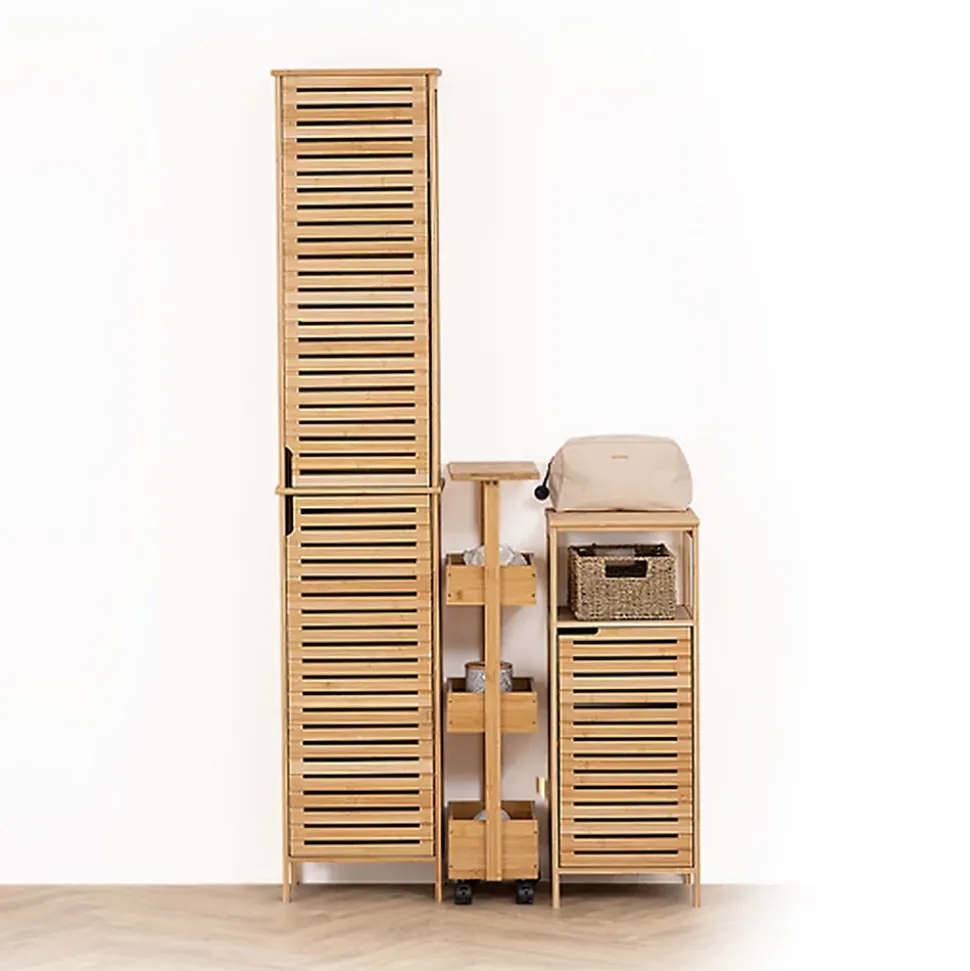 Etagère salle de bain Sicela en bambou