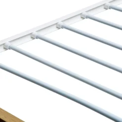 Etendoir à linge 4 roues avec surface d'étendage de 27 m effet bois ,5Five
