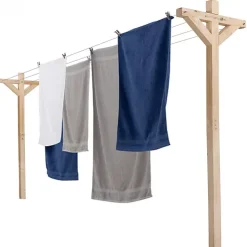 Etendoir à linge extérieur MADERA capacité 12M en bois
