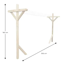 Etendoir à linge extérieur Séville Premium