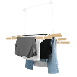 Etendoir à Linge Suspendu de 0,9 Mètre - Blanc