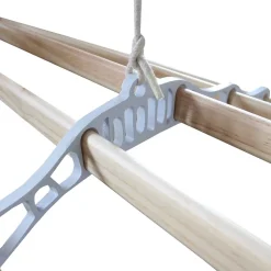 Etendoir à Linge Suspendu - Blanc- 2.4m