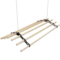 Etendoir à Linge Suspendu - Noir- 1.8m