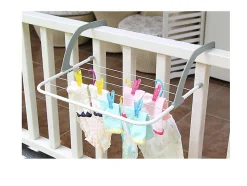 Etendoir Sèche-linge pour balcon 50x15x29 cm plastique