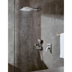 Façade mitigeur bain douche encastré 2 sorties HANSGROHE Metropol chromé
