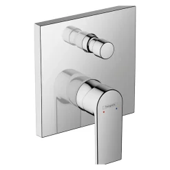Façade mitigeur mécanique encastré HANSGROHE Vernis Shape Chromé