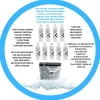 Flacon moussant 0,5 L MIWOO pour Nashi toilette, pack neuf unités