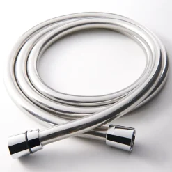 Flexible de douche argent PVC GoodHome 2 m