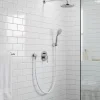 Flexible de douche blanc PVC GoodHome 1,75 m
