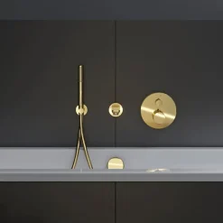 Flexible de douche DURAVIT 1,60M doré poli