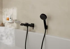 Flexible de douche Isiflex 1,60 m noir mat Hansgrohe