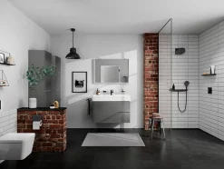 Flexible de douche 1,6m anti-torsion noir mat Hansgrohe DesignFlex