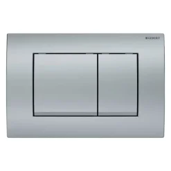 Geberit Delta30 plaque de déclenchement double touche, chrome mat (115.137.46.1)