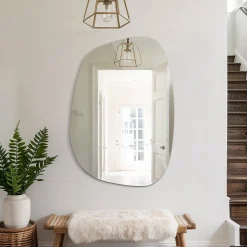 Grand Miroir Irrégulier Tulup 91 x 66 cm pour le maquillage