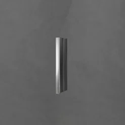 GRAND VERRE Cabine de douche style industriel avec porte coulissante 150 cm et paroi latérale 80 cm accessoires chromés