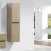 Grande armoire de rangement SIENA hauteur 150 cm chêne clair
