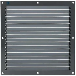 Grille à persienne 436 largeur 250mm hauteur 100mm époxy blanc RAL 9010 - RENSON - 10867