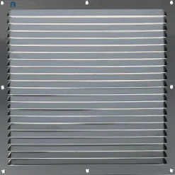 Grille à persienne 436 largeur 250mm hauteur 100mm époxy blanc RAL 9010 - RENSON - 10867