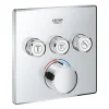 GROHE - Mitigeur encastré 3 sorties Grohe SmartControl - Façade carrée