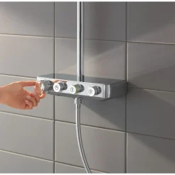 GROHE Colonne de douche XXL thermostatique Euphoria SmartControl System 310 Cube Duo chromé 26508000