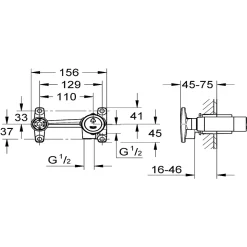 GROHE Corps encastré pour mitigeur monocommande 32635000