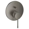Grohe Essence mitigeur mécanique 2 sorties avec inverseur, finition Hard Graphite Brossé (24058AL1)