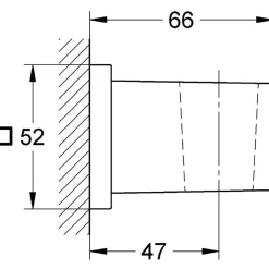 GROHE Euphoria Cube Stick Support de douche mural 1 jet 27703000