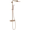 Grohe Euphoria Smartcontrol System 310 Duo, Colonne de douche avec mitigeur thermostatique, Warm Sunset brossé (26507DL0)