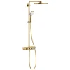 Grohe Euphoria Smartcontrol System 310 Duo, Colonne de douche avec mitigeur thermostatique, Cool Sunrise brossé (26507GN0)