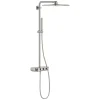 Grohe Euphoria Smartcontrol System 310 Cube Duo, Colonne de douche avec mitigeur thermostatique, Supersteel (26508DC0)
