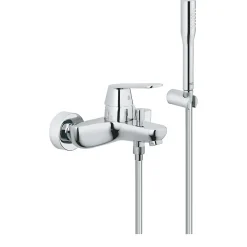 Grohe Eurosmart Cosmopolitan Mitigeur monocommande 1/2" bain/douche avec Douchette à main 1 jet, Chrome (32832000)