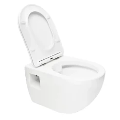 Grohe Pack WC Bâti-support Rapid SL + WC sans bride SAT + Abattant SoftClose + Plaque Noir mat (RapidSL-Project-KF0)