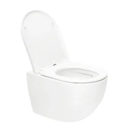 Grohe Pack WC Bâti-support autoportant Rapid SL + WC SAT Tornado sans bride + Abattant SoftClose + Plaque chrome (PROTORNADO1)