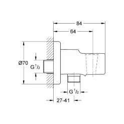GROHE Relexa Coude à encastrer 1/2'' 28679000