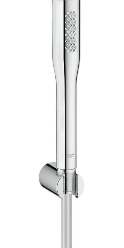 Grohe Set bain/douche Mitigeur mécanique Essence + Douchette stick 1 jet Euphoria Cosmopolitan, Chrome (33624001-Euphoria)