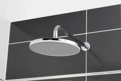 /Grohe Set de douche avec mitigeur + Douchette 3 jets barre avec curseur + Douche de tête XXL 254 mm Chrome