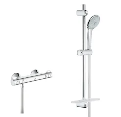 Grohe Set Mitigeur Thermostatique de Douche + Ensemble de douche complet 3 jets EUPHORIA 110 (34840000-EUPHORIA3)