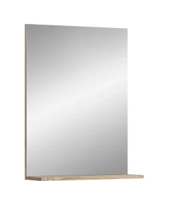 Hako - Miroir (L/H/P : 60x79x18 cm) en imitation chêne Sonoma clair