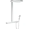 HANSGROHE Colonne de douche 460 2 jets avec mitigeur thermostatique blanc/chromé Rainmaker Select
