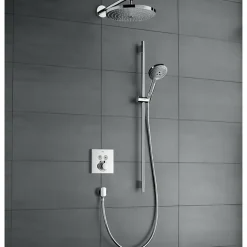 HANSGROHE Ensemble de douche Raindance 120 3 jets avec barre et porte-savon