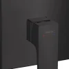 Hansgrohe Metropol Set de finition pour mitigeur douche encastré, poignée manette, Noir mat (32565670)