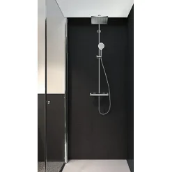 Hansgrohe Showerpipe Crometta E 240 Set de douche 1 jet, Chrome
