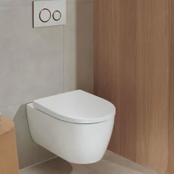 iCon WC suspendu Rimfree avec fixations invisibles, caréné, avec abattant softclose (501.664.00.1)